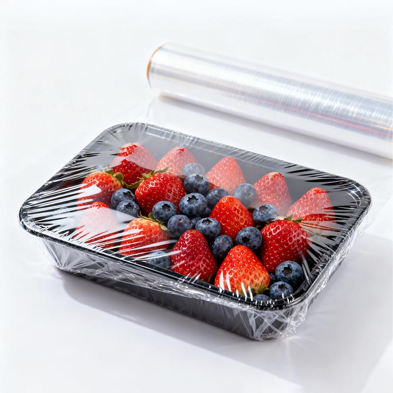 Vegetable and Fruit Tray Packaging PE Shrink Wrap Film